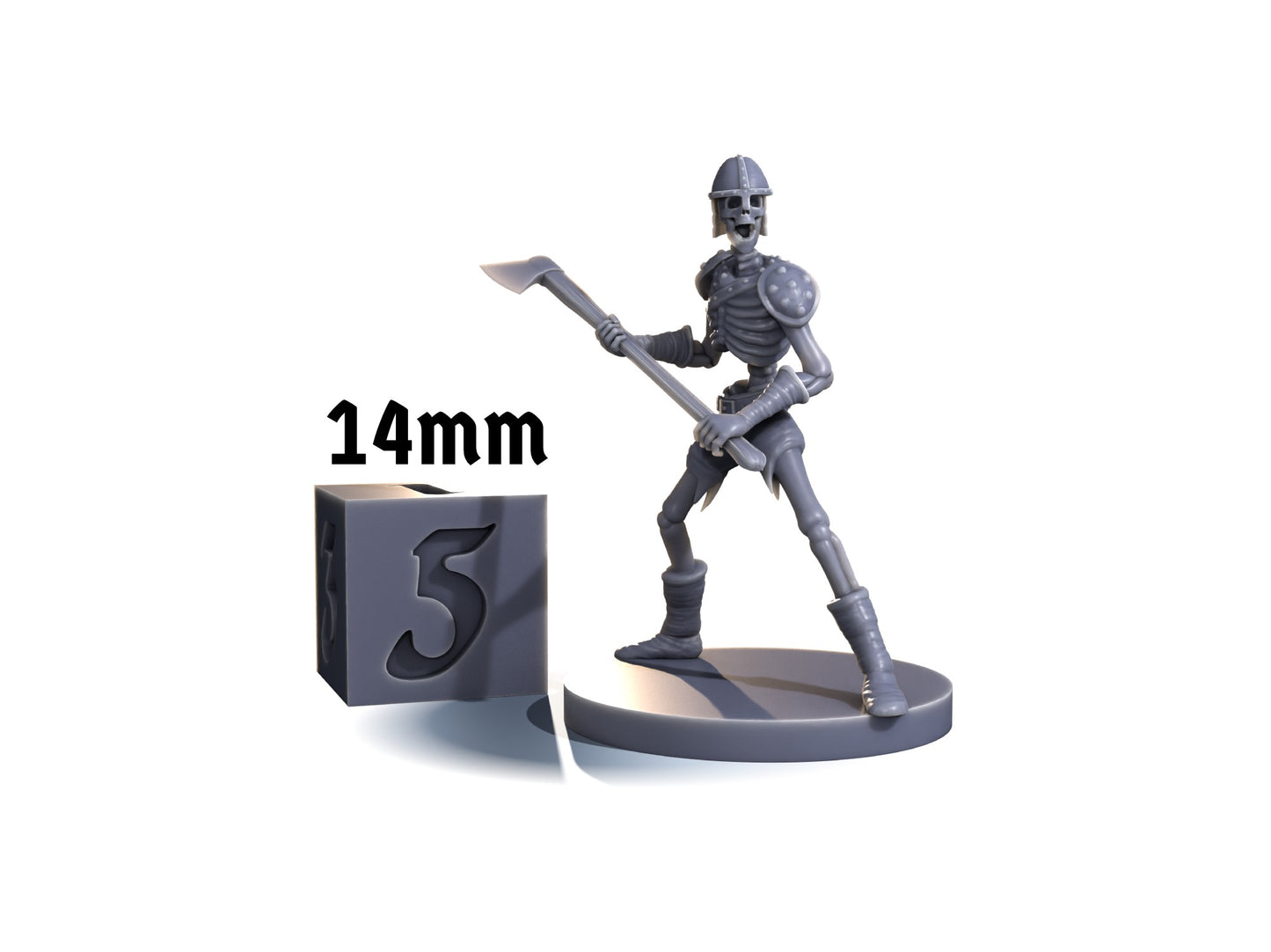 Skeleton axe wielder