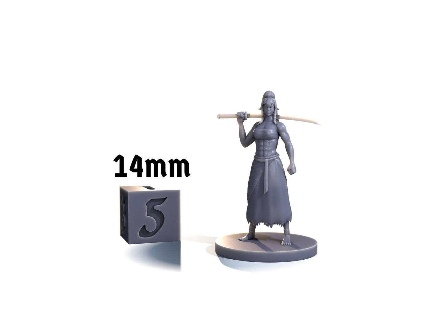 Human female kensai