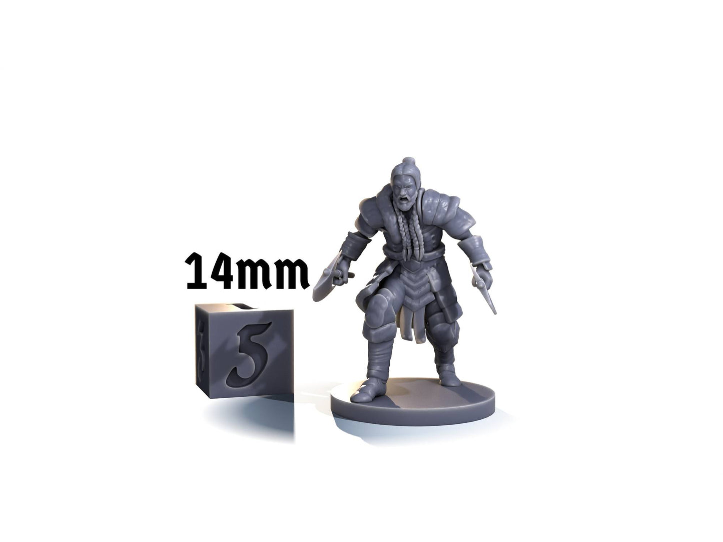Human Barbarian (twin blades)