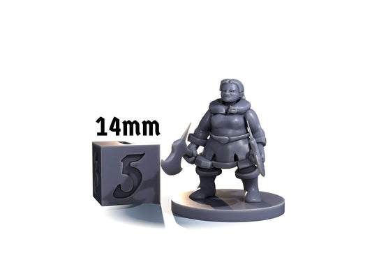 Female Dwarf Barbarian