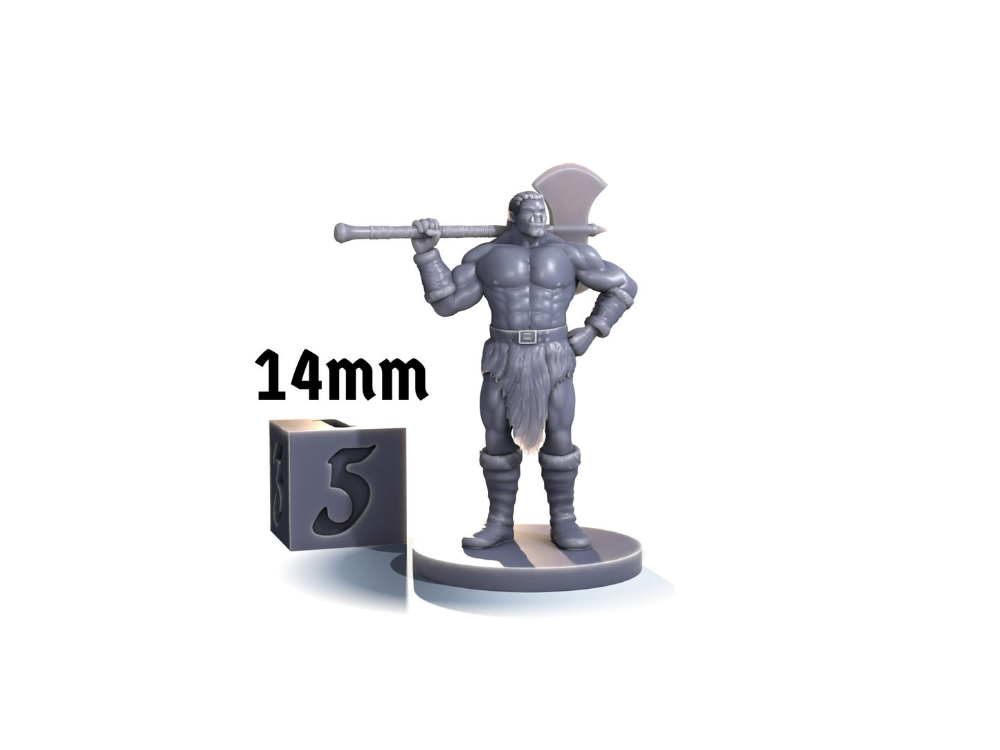 Half-orc Barbarian (greataxe)