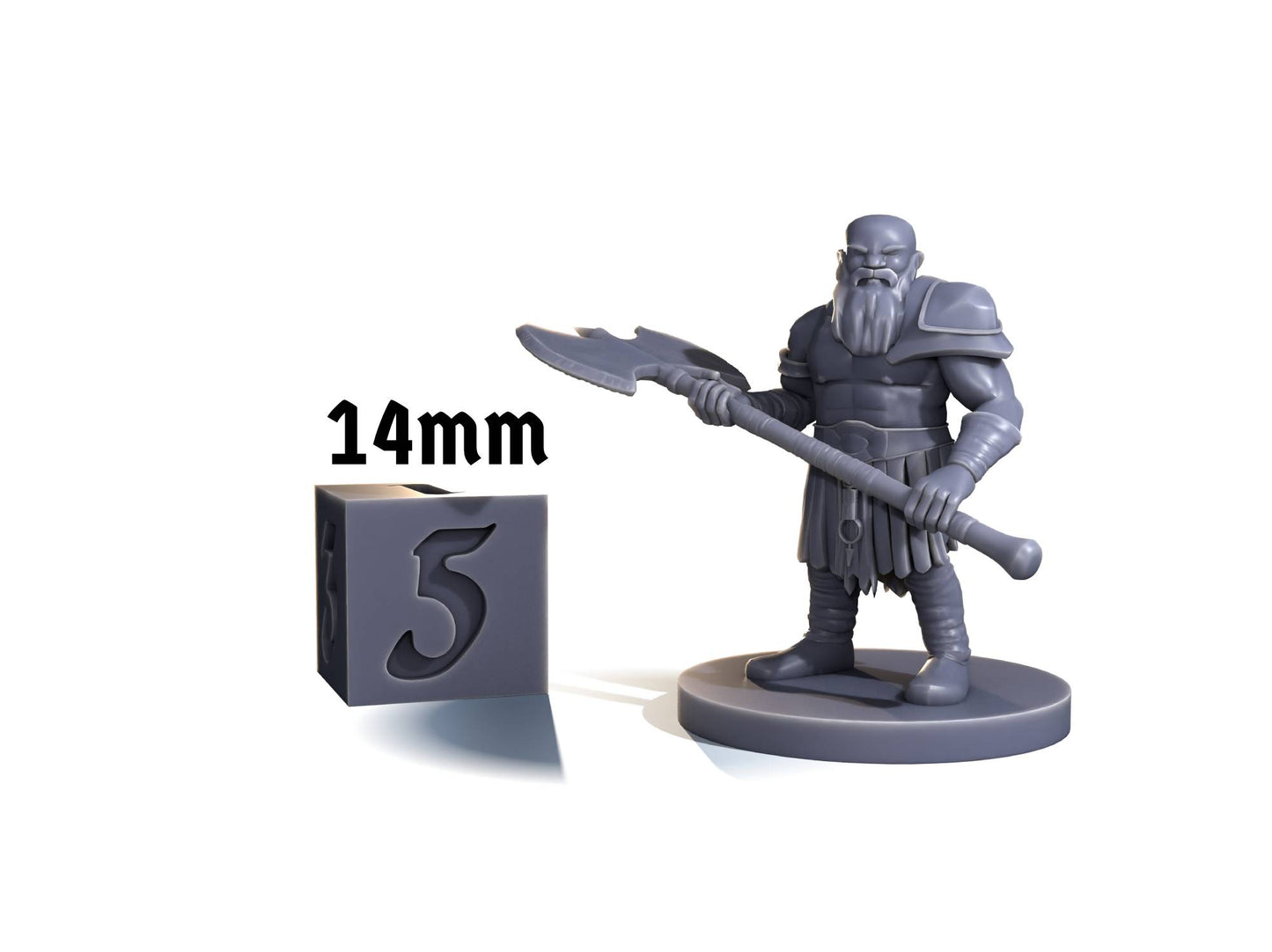 Dwarf barbarian (two-handed axe)