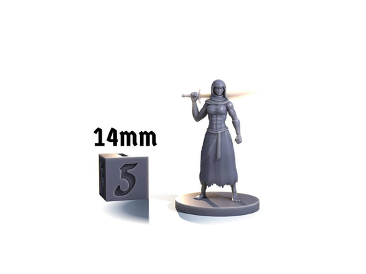 Human female desert fighter