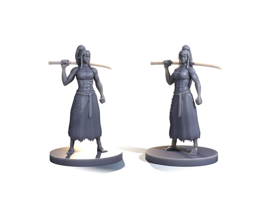 Human female kensai