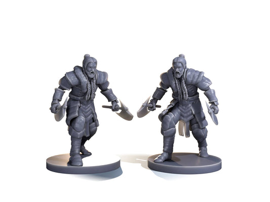 Human Barbarian (twin blades)