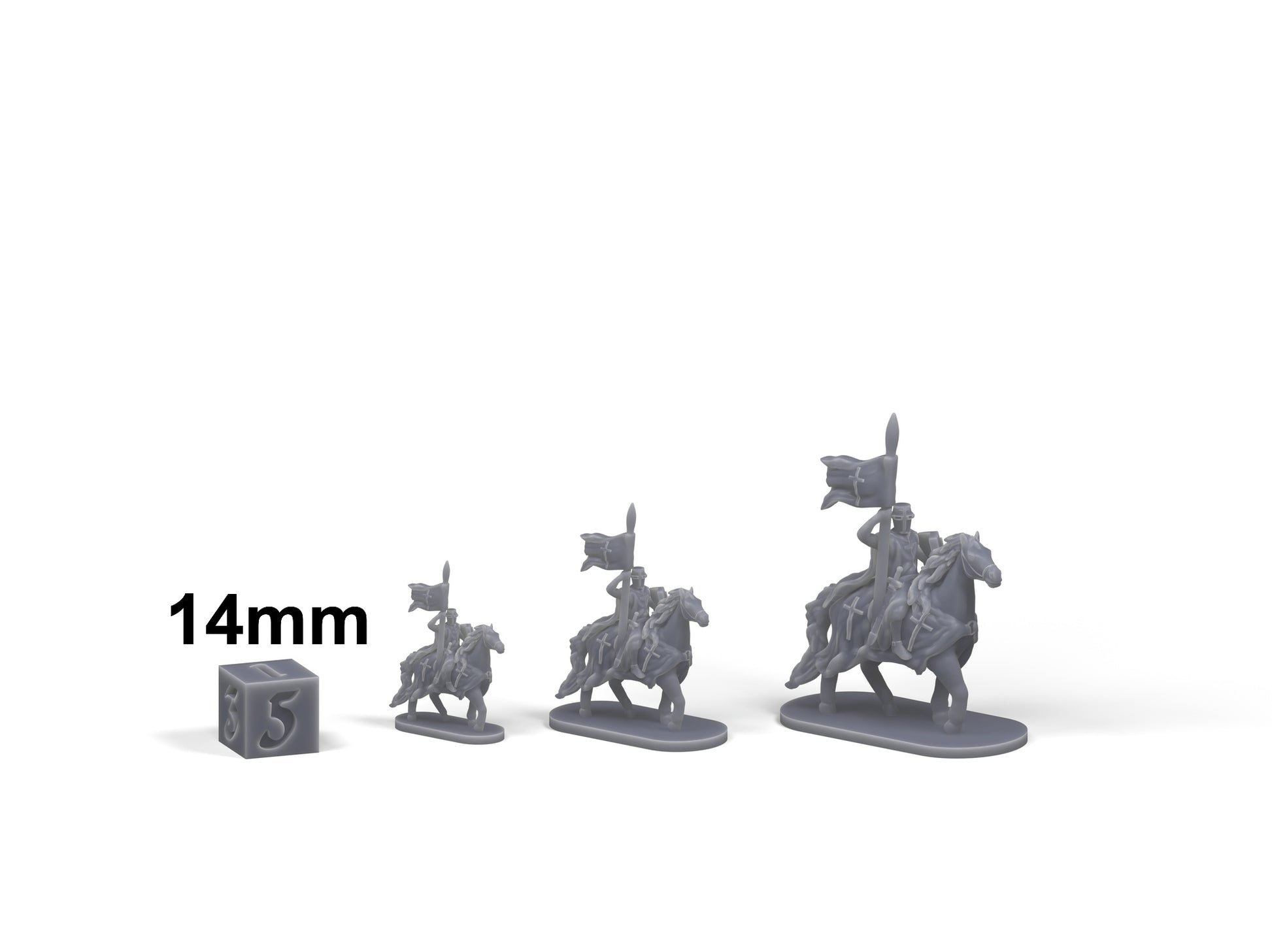 Crusader cavalry size comparison XE146
