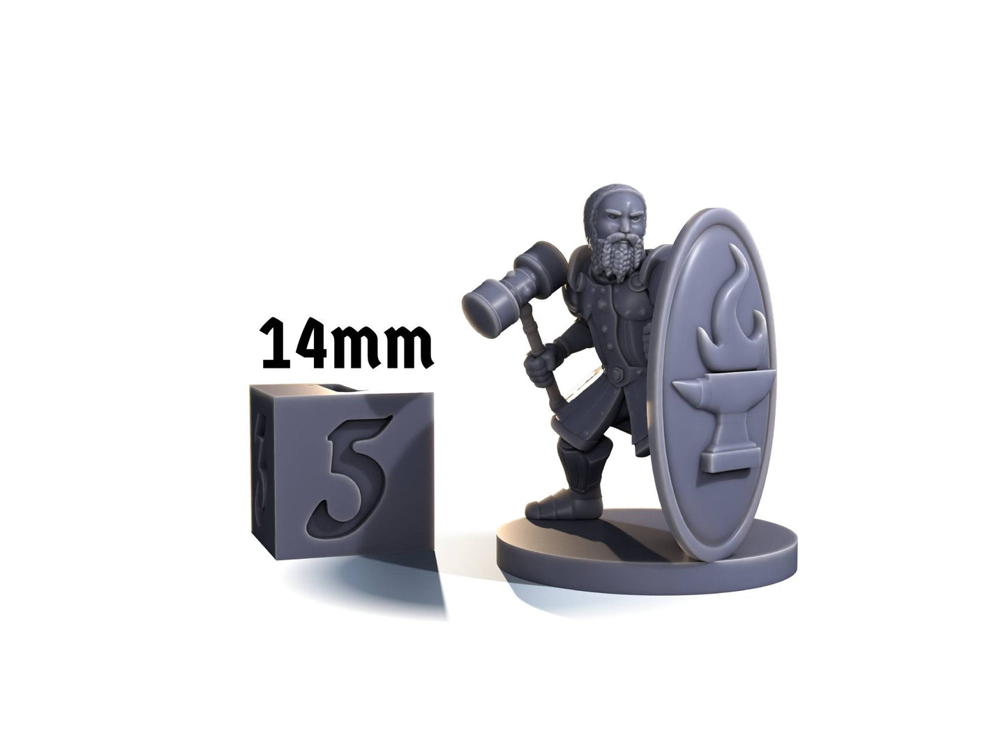 Dwarf fighter (mace & shield)