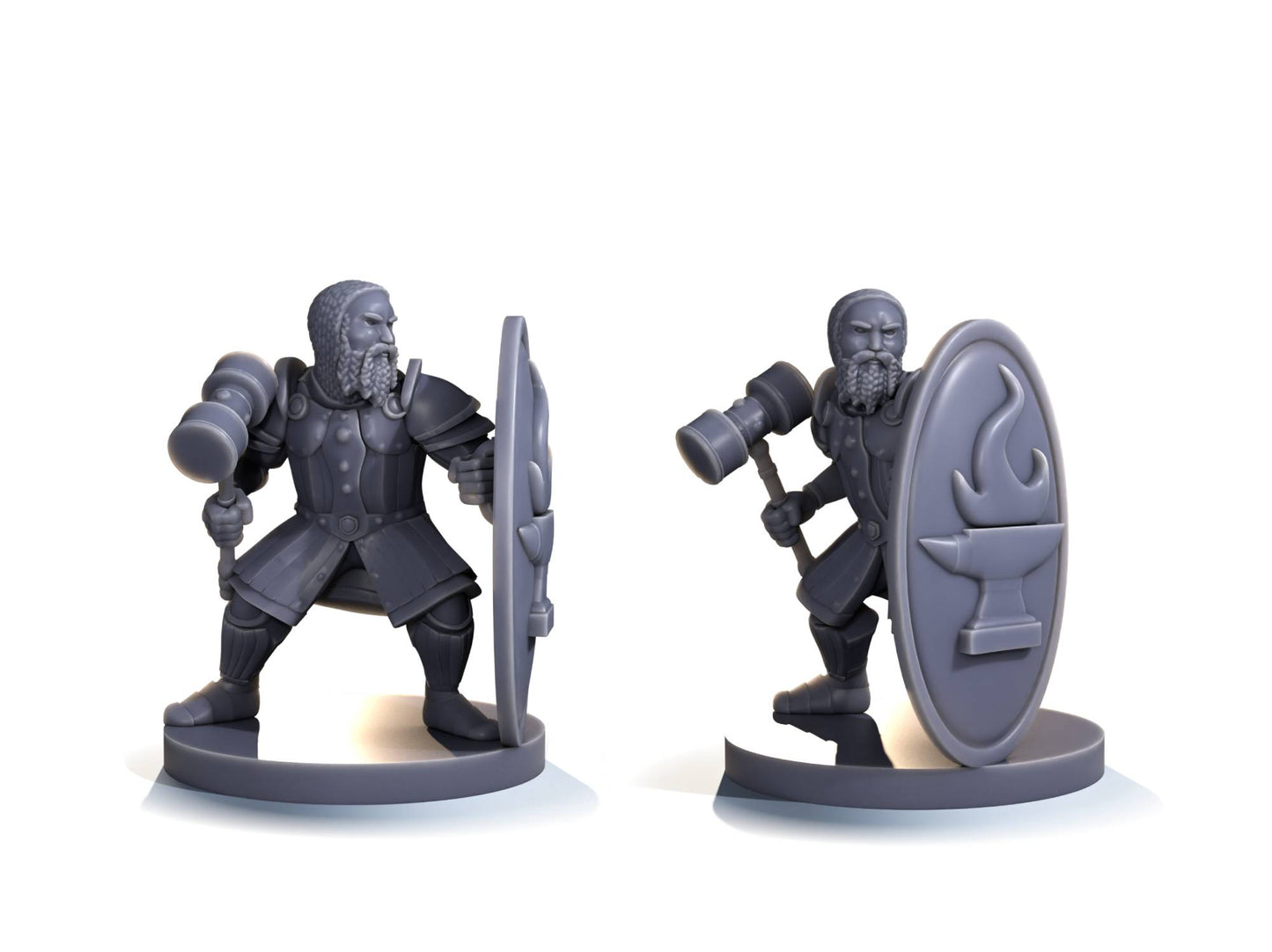 Dwarf fighter (mace & shield)