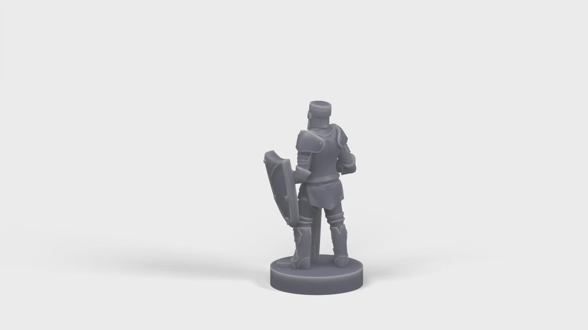 Knight on foot spinner XE17